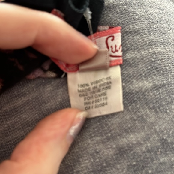 Boho mini dress RAINBOW PAISLEY PRINT - Picture 6 of 7